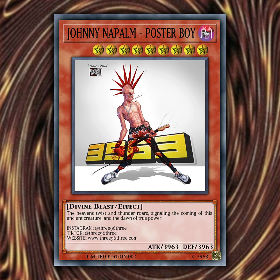 “GUiTAR HERO” YU-Gi-OH! PLAYiNG CARD