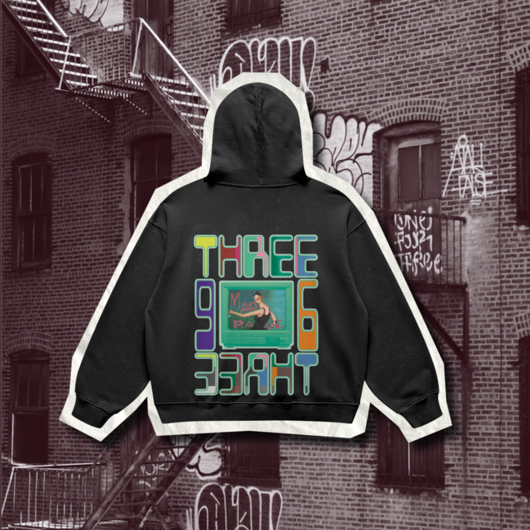 BLACK HEAVYWEiGHT HOODiE