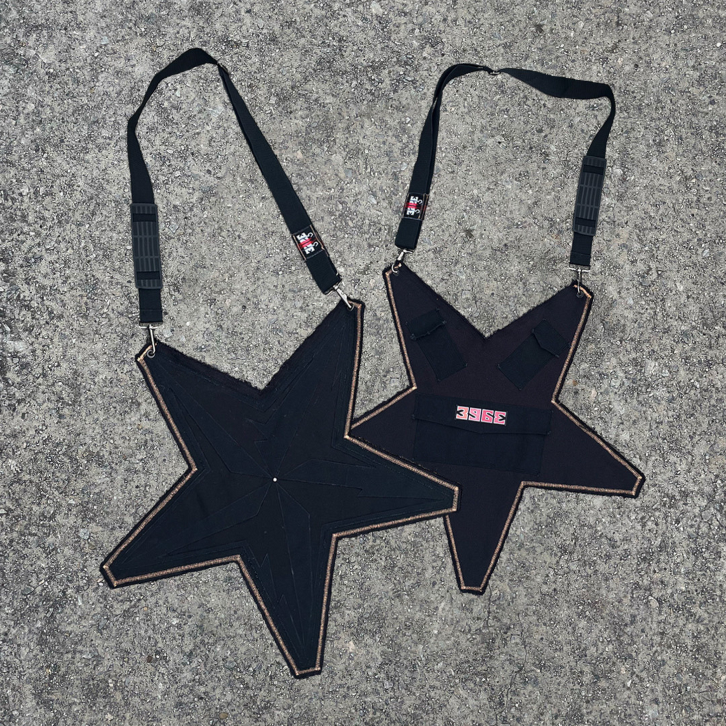 “MADe in a gaRAGE” STAR CROSSBODY BAG