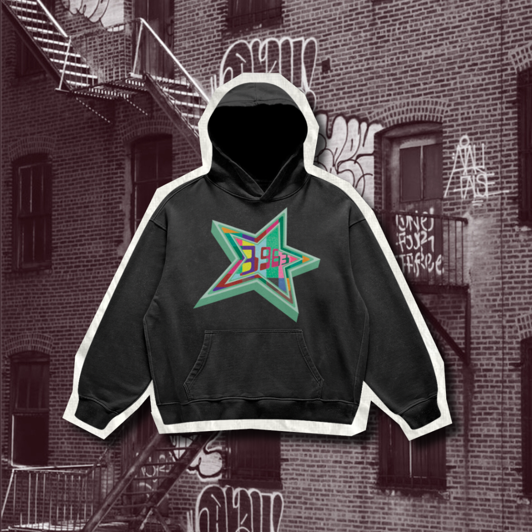 BLACK HEAVYWEiGHT HOODiE